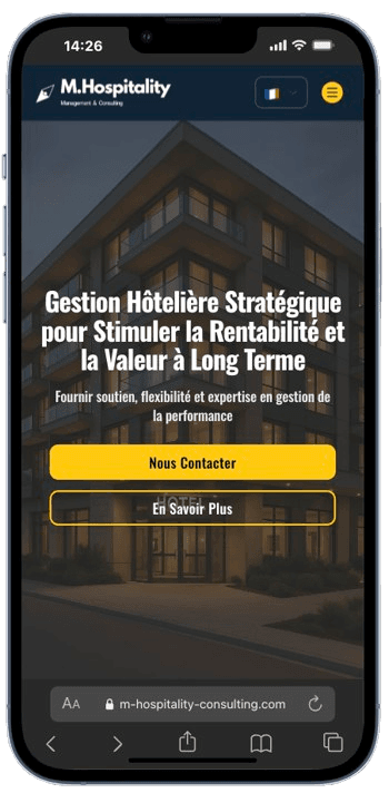 M. Hospitality Consulting version mobile